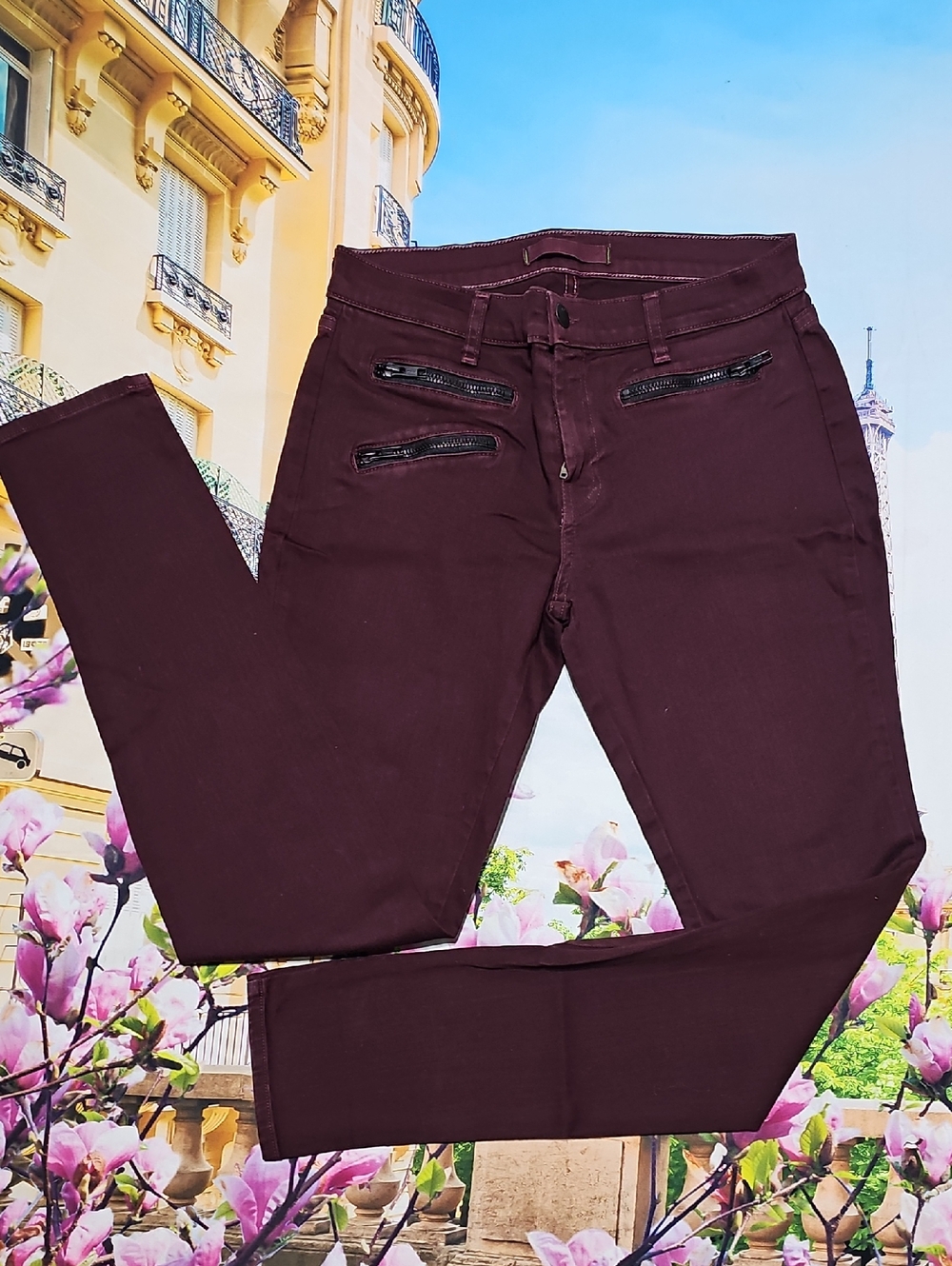 J Brand Purple‎ Skinny Jeans Size 27 Lava Zoey